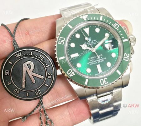 Rolex Submariner 116610LV Swiss ETA2824 Green Face Watch 40mm